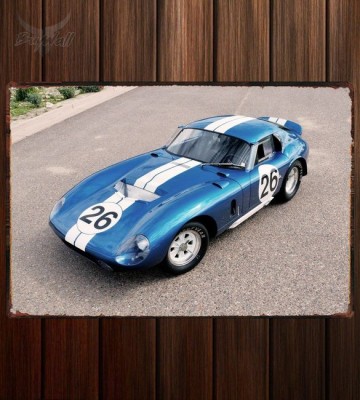 Металлическая табличка Shelby Cobra Daytona Coupe